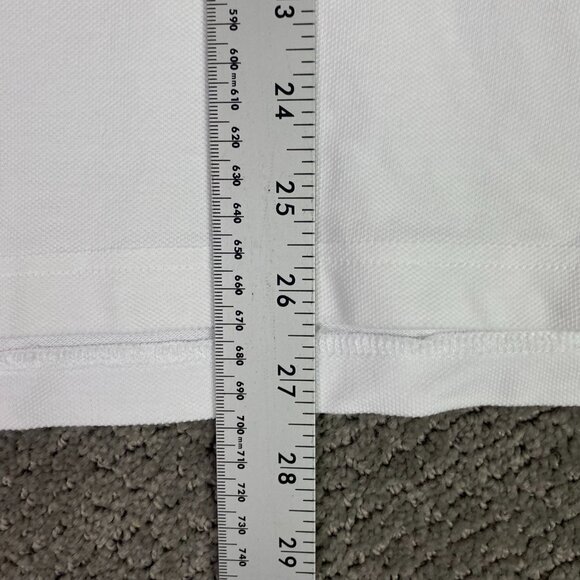 Porsche Design Polo Shirt Men's Medium White Mesh Driver's Selection cotton - Picture 8 of 8